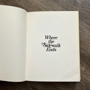 Accents | 1974 First Edition Where The Sidewalk Ends Vintage Book